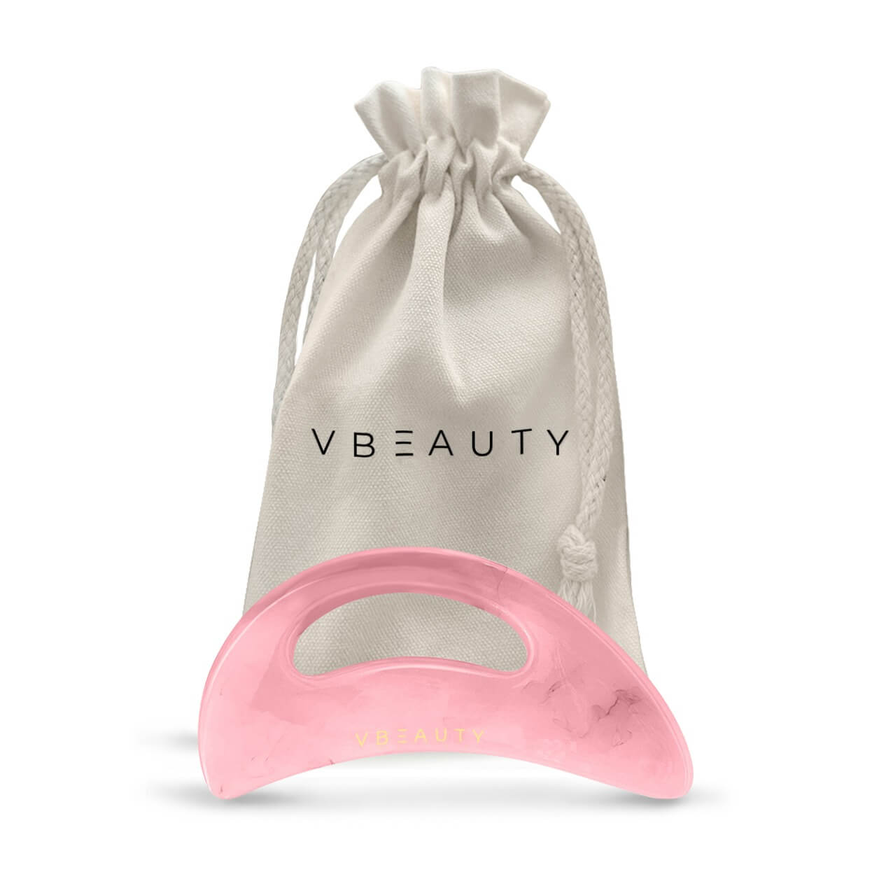 Der VBEAUTY Body Gua Sha, hergestellt aus Harz, mit seiner organischen Form, ist perfekt für die Anwendung auf größeren Hautpartien.