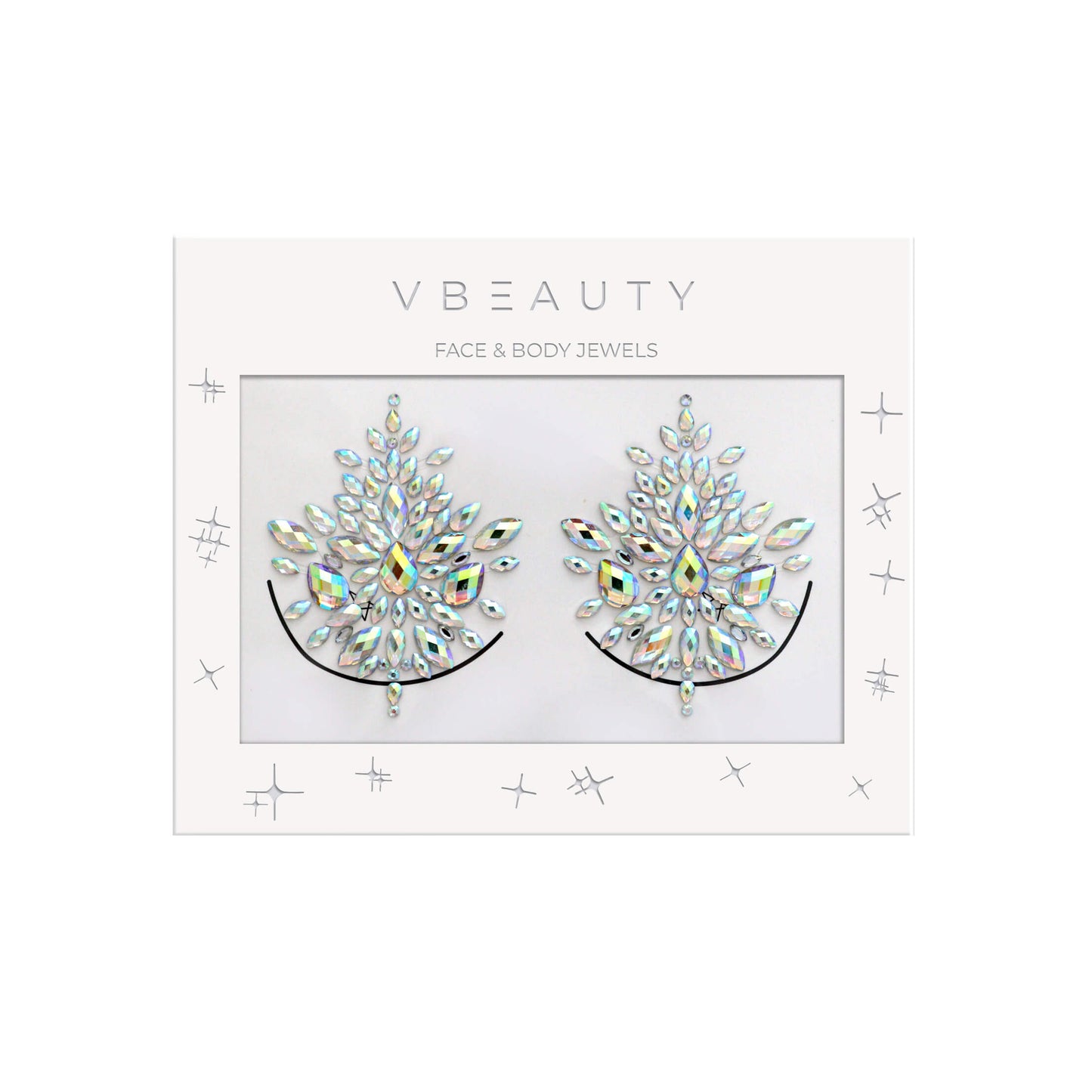 Die Glitter und VBEAUTY Body Jewels passen zu jedem Festival Outfit Selbstklebender Gesichtsschmuck