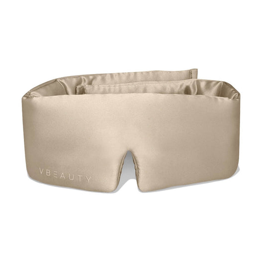 Erlebe ultimativen Komfort und tiefe Entspannung mit der VBEAUTY Deep Sleep Seiden Schlafmaske.