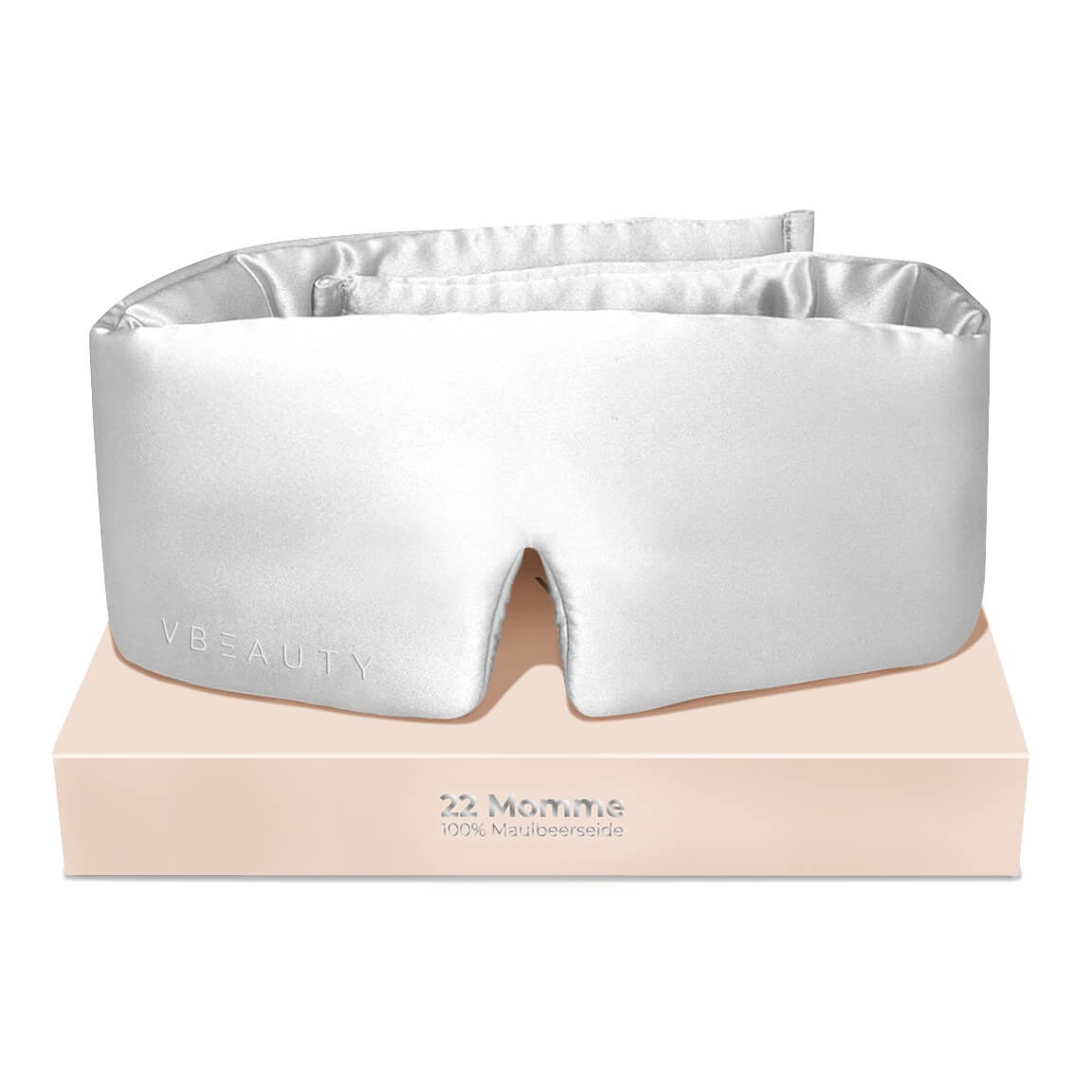 Erlebe ultimativen Komfort und tiefe Entspannung mit der VBEAUTY Deep Sleep Seiden Schlafmaske.