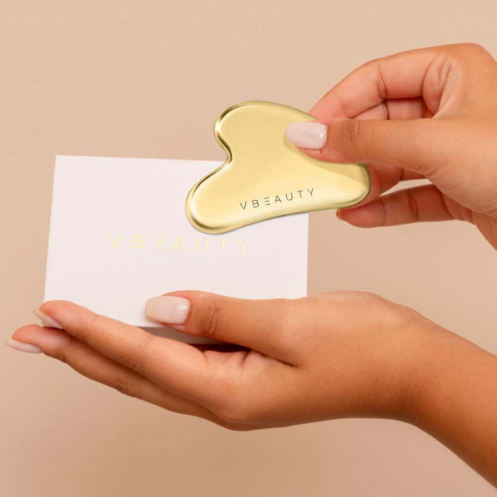 Die Anwendung mit dem VBEAUTY Gua Sha aus hochwertigem Edelstahl bietet zahlreiche Vorteile. Reduzierung von Rötungen und Hautunreinheiten