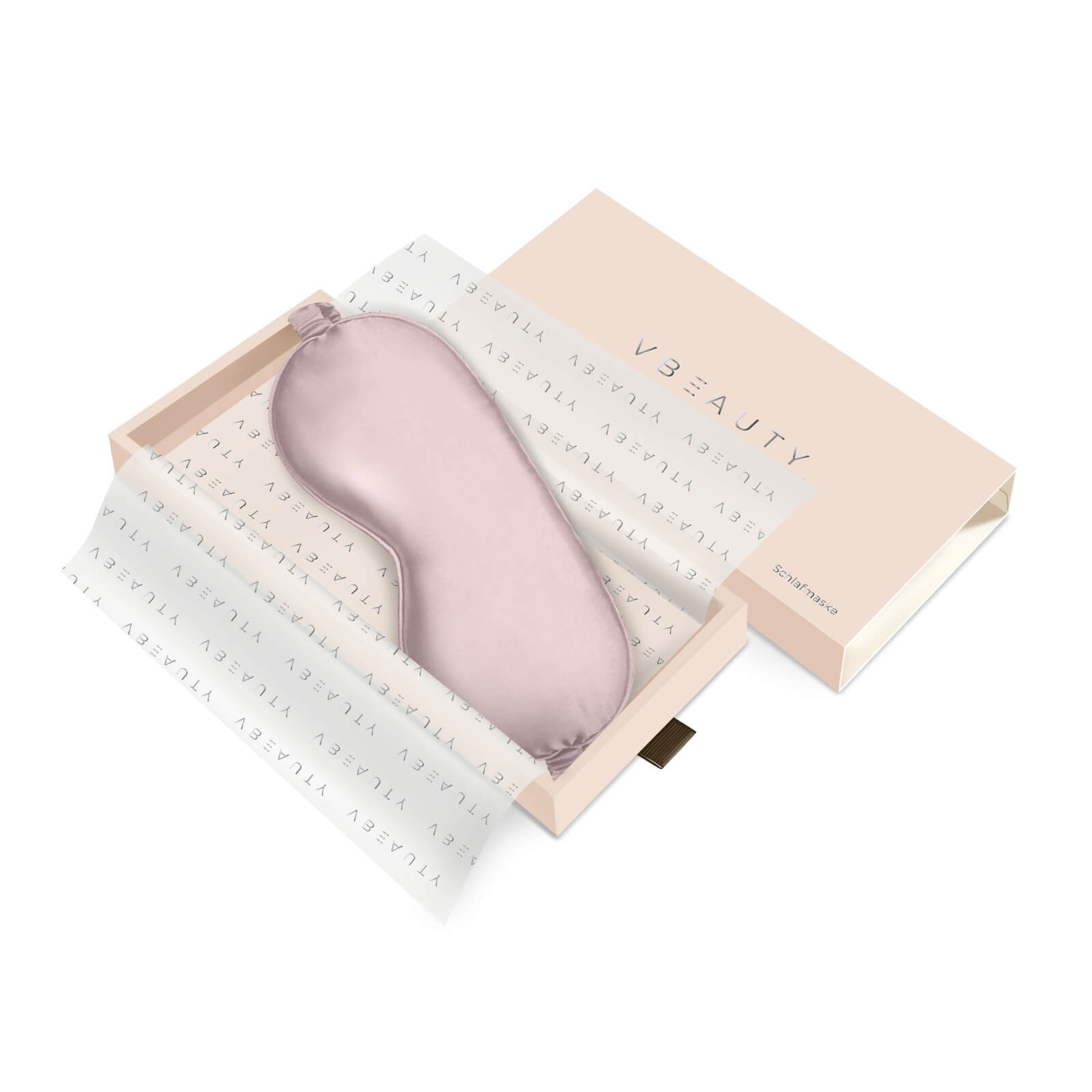 Tauche ein in eine Welt der Entspannung und lass den hektischen Alltag hinter dir. Mit der VBEAUTY Premium Seiden Schlafmaske aus 100% Maulbeerseide