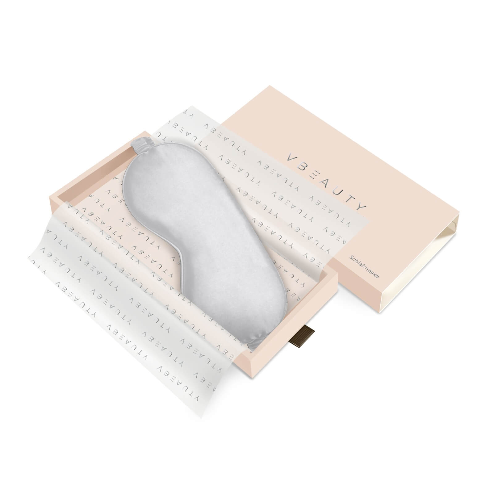 Tauche ein in eine Welt der Entspannung und lass den hektischen Alltag hinter dir. Mit der VBEAUTY Premium Seiden Schlafmaske aus 100% Maulbeerseide