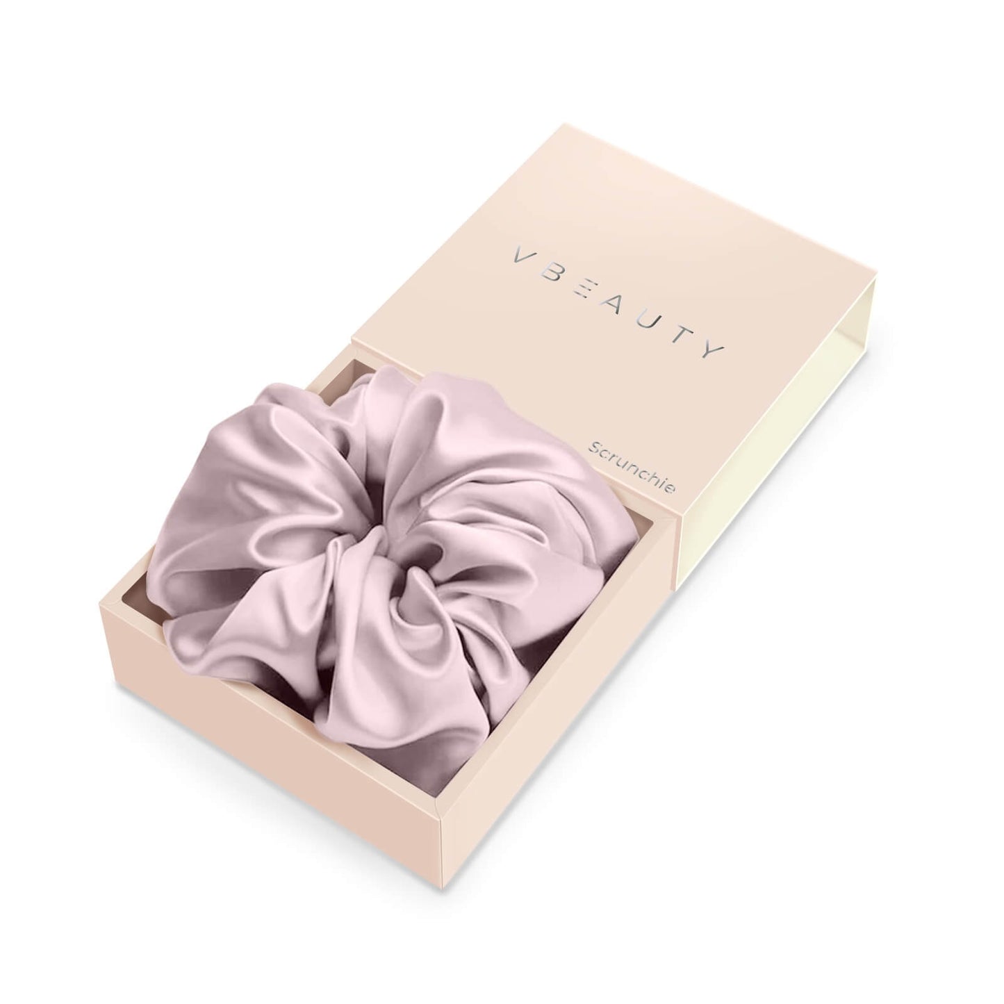 Das VBEAUTY Premium Seiden Scrunchie bietet das ultimative Erlebnis für Haarstyling und -pflege. Hergestellt aus 100% reiner Maulbeerseide