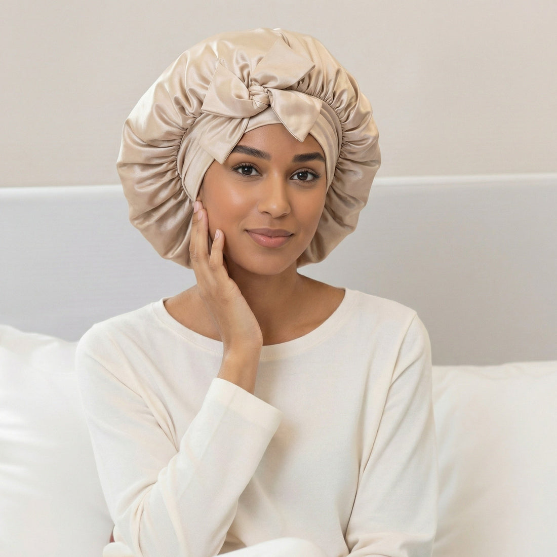 Seiden Bonnets, die Luxuspflege für dein Haar über Nacht