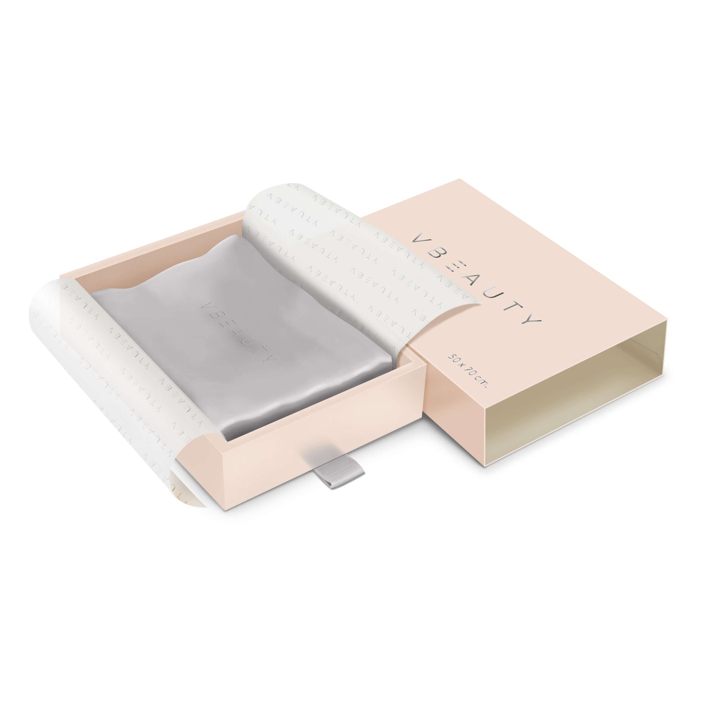 VBEAUTY Seidenkissenbezug - Silber