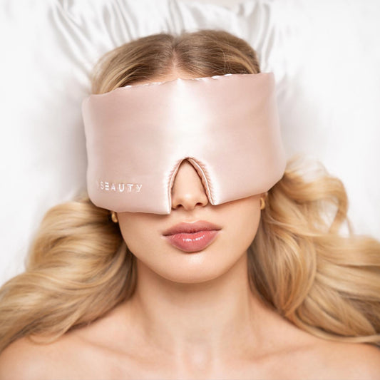 VBEAUTY Deep Sleep Seiden Schlafmaske - Rose