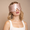VBEAUTY Deep Sleep Seiden Schlafmaske - Champagner