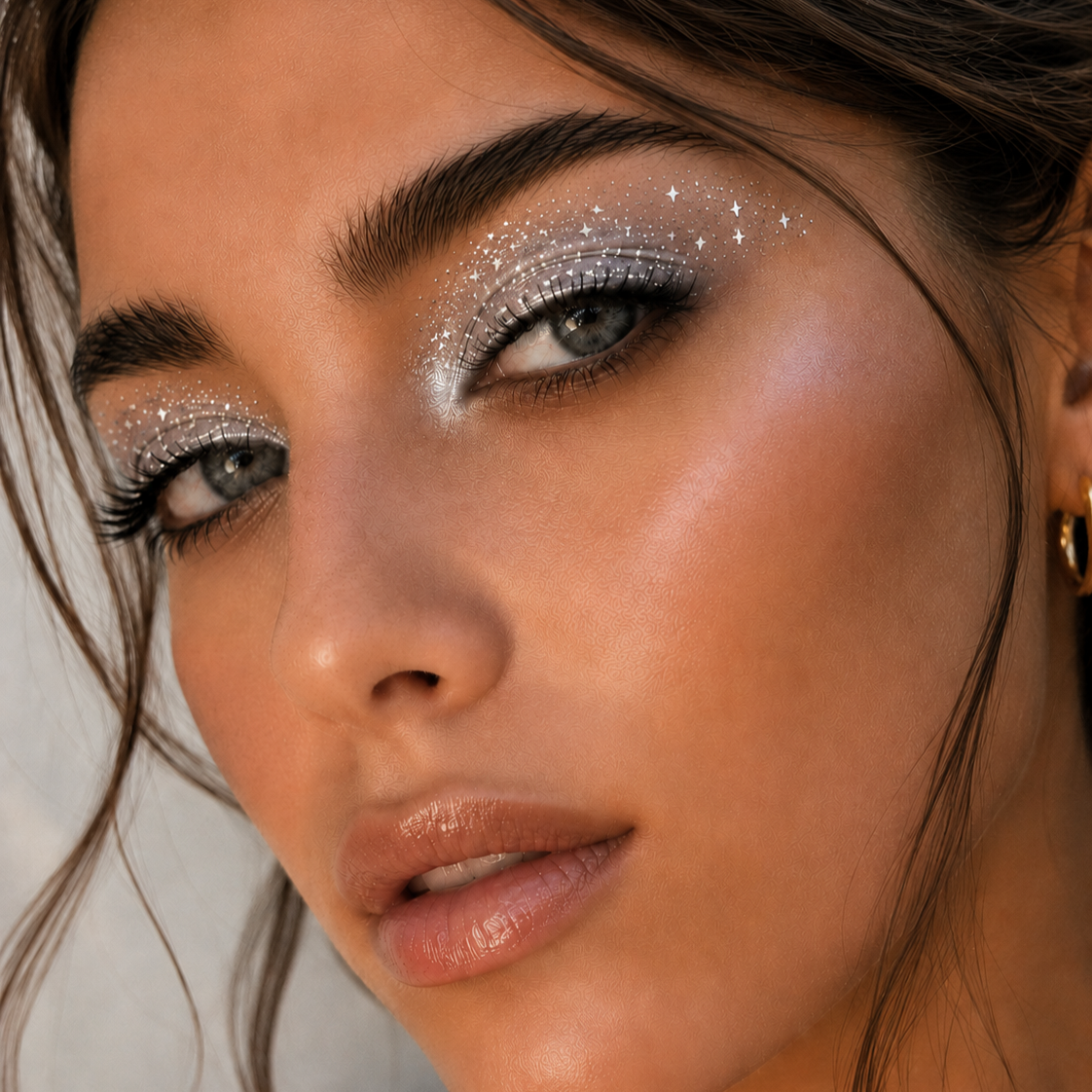 VBEAUTY Glitter Eye Tattoo - Silber