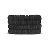 VBEAUTY Seiden Scrunchie Skinny-Set - Schwarz