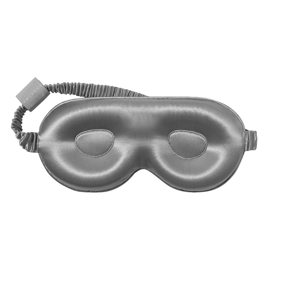 Die VBEAUTY 3D Seiden Schlafmaske ist eine Einschlafhilde und verlängert den REM Schlaf. 100% Blickdicht und spart die Augen aus.