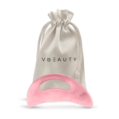 Der VBEAUTY Body Gua Sha, hergestellt aus Harz, mit seiner organischen Form, ist perfekt für die Anwendung auf größeren Hautpartien.