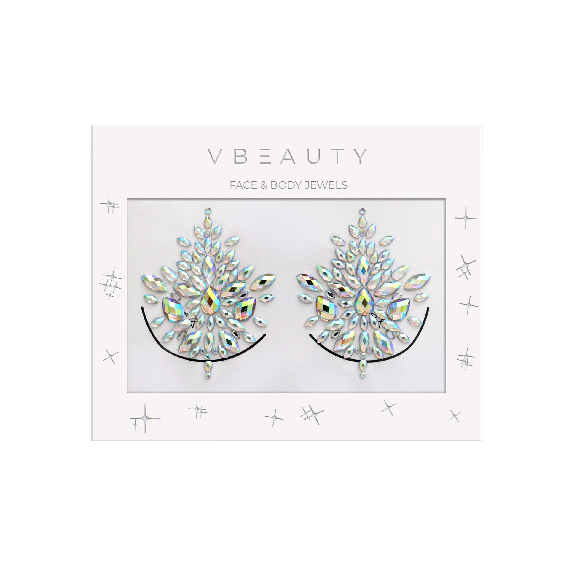 Die Glitter und VBEAUTY Body Jewels passen zu jedem Festival Outfit Selbstklebender Gesichtsschmuck