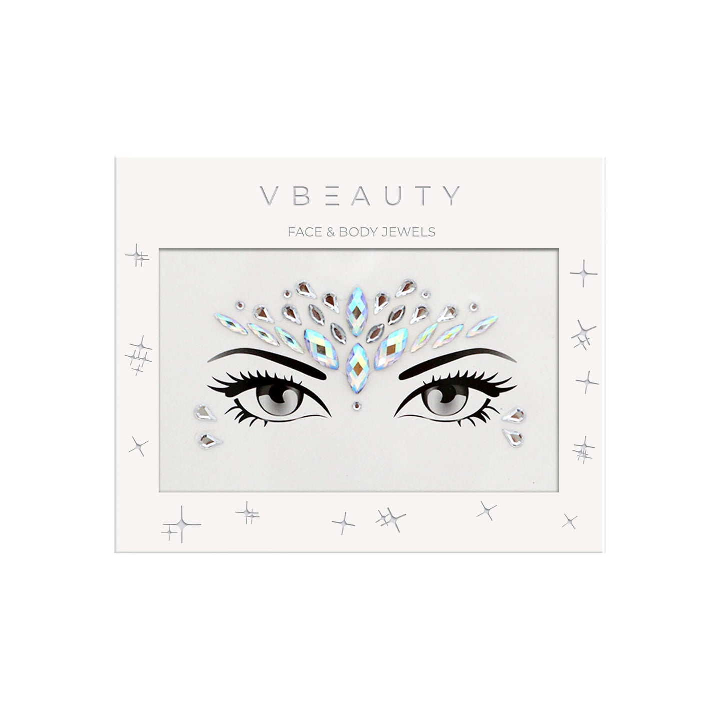 Sei der Star jeder Party mit den VBEAUTY Face Jewels! Mit den angesagten VBEAUTY Face Jewels bringst du im Nu deinen Look auf ein neues Level.
