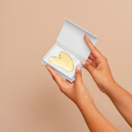 Die Anwendung mit dem VBEAUTY Gua Sha aus hochwertigem Edelstahl bietet zahlreiche Vorteile. Reduzierung von Rötungen und Hautunreinheiten