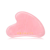 VBEAUTY Gua Sha Körper aus Rosenquarz aus der traditionellen chinesischen Medizin für straffe Haut.
