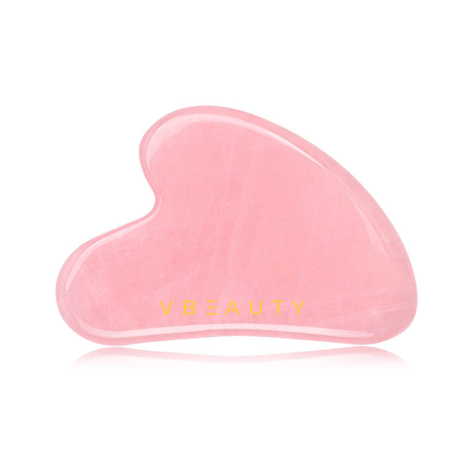 VBEAUTY Gua Sha Körper aus Rosenquarz aus der traditionellen chinesischen Medizin für straffe Haut.