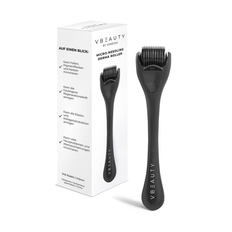 Ein hochwertiger VBEAUTY Dermaroller für effektives Microneedling und eine strahlende Hautpflege