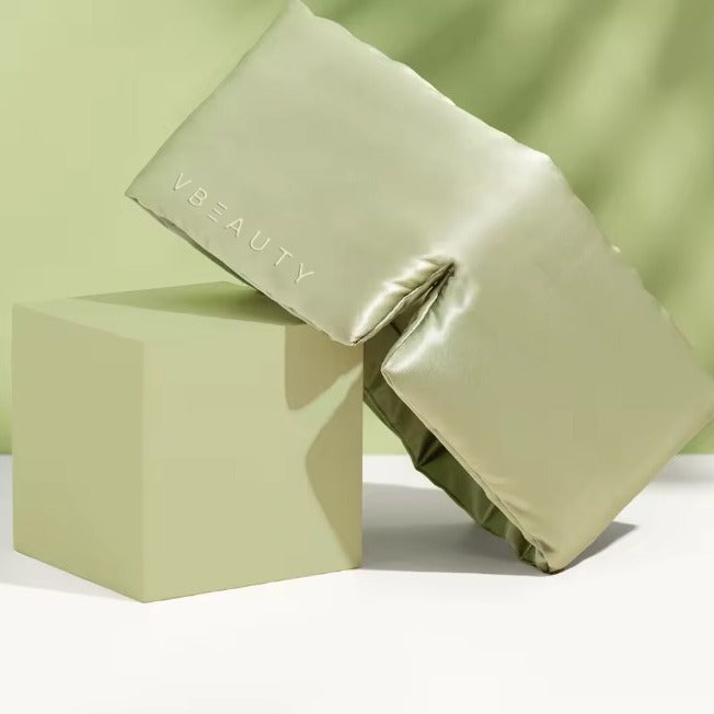 VBEAUTY Premium Deep Sleep Seiden Schlafmaske - Matcha