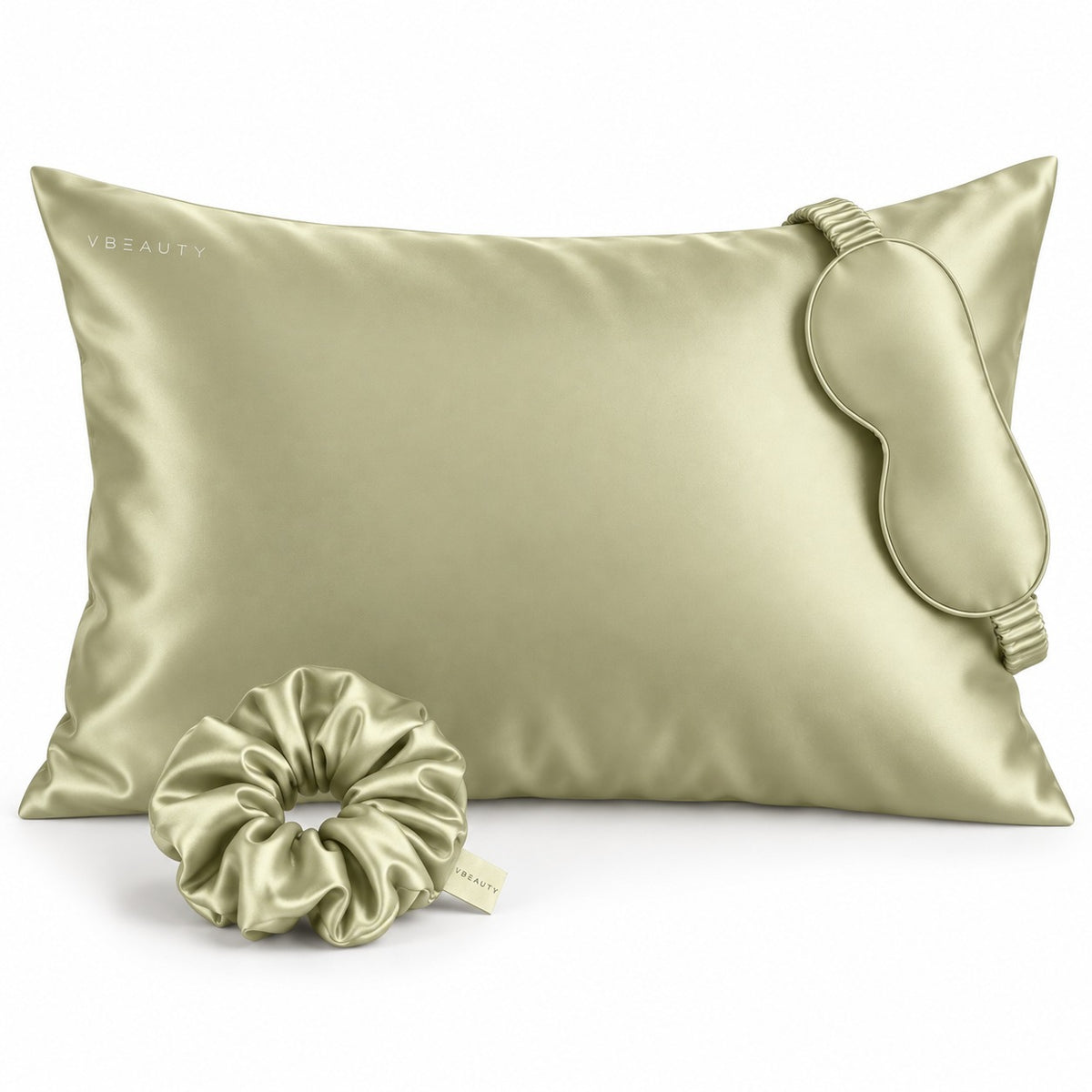 VBEAUTY Seiden Beauty Sleep Ritual Geschenkset - Matcha