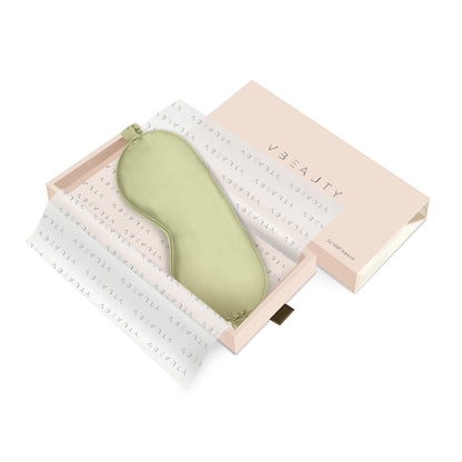 VBEAUTY Premium Seiden Schlafmaske - Matcha