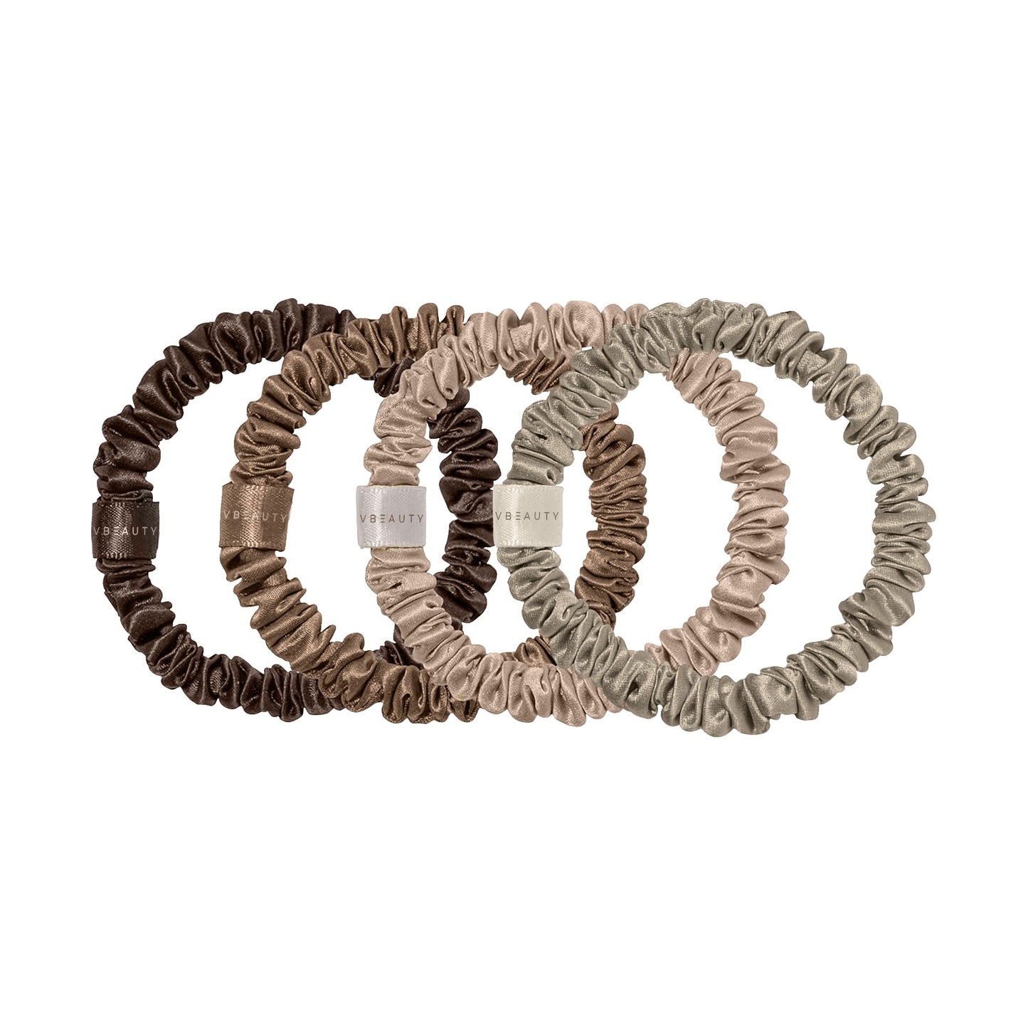 VBEAUTY Seiden Scrunchie Skinny-Set