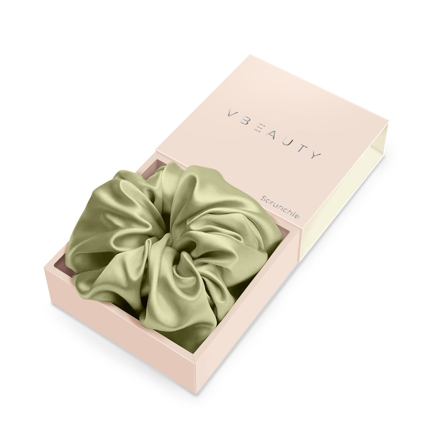 VBEAUTY Premium Seiden Scrunchie - Matcha