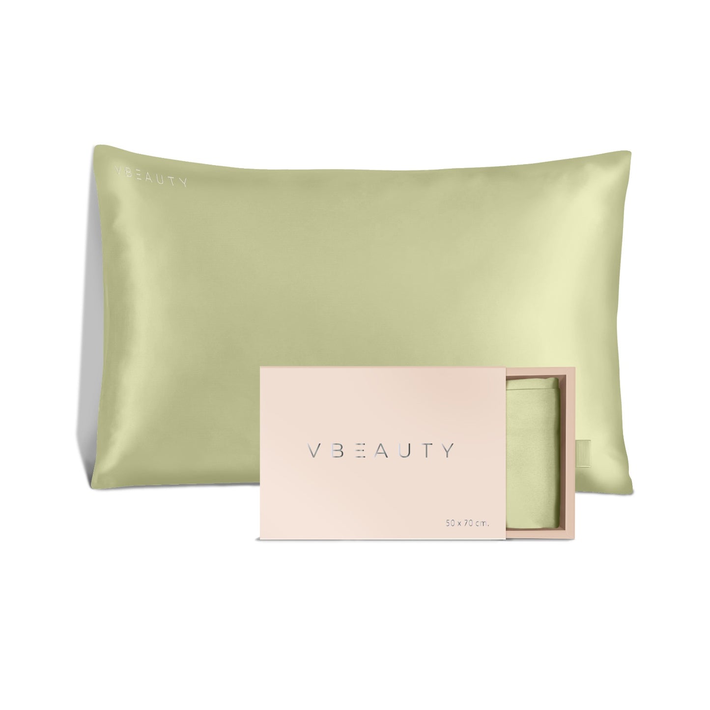 VBEAUTY Seidenkissenbezug - Matcha