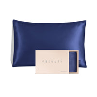 VBEAUTY Seidenkissenbezug 50 x 70 cm - Midnight Blue