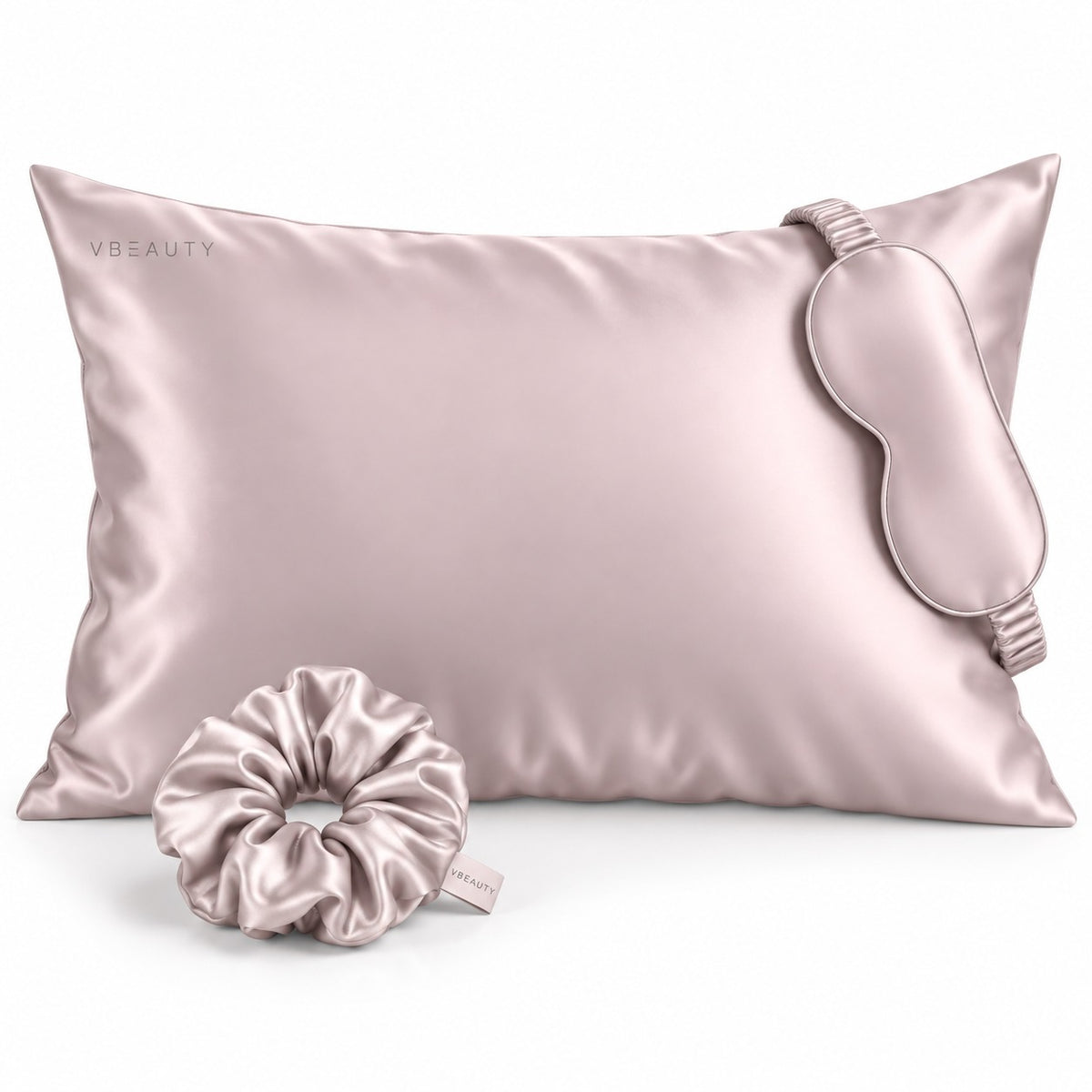 VBEAUTY Seiden Beauty Sleep Ritual Geschenkset - Rose