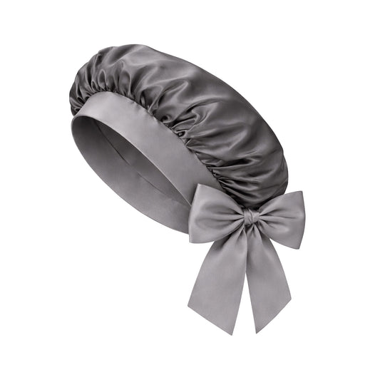 VBEAUTY Premium Seiden Bonnet - Anthrazit