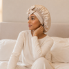 VBEAUTY Premium Seiden Bonnet - Champagner