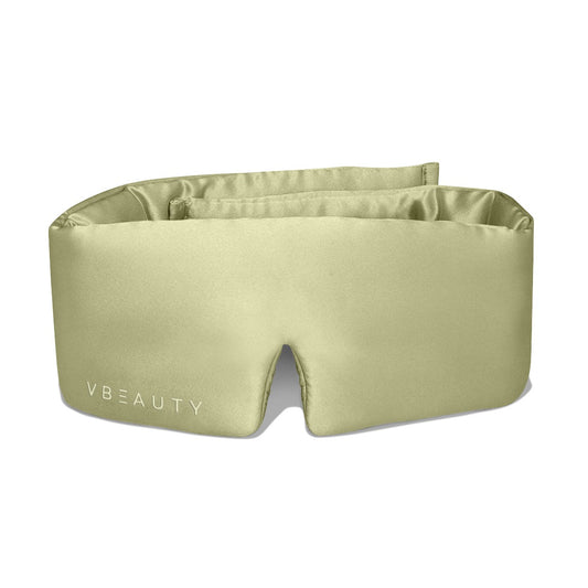 VBEAUTY Premium Deep Sleep Seiden Schlafmaske - Matcha