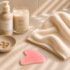 VBEAUTY Gua Sha Massagestein - Rosenquarz