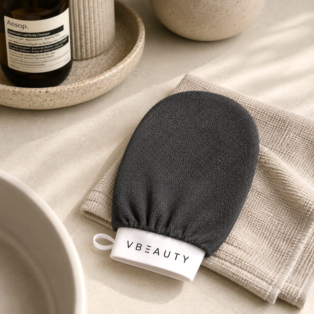 VBEAUTY Peeling Handschuh - Schwarz