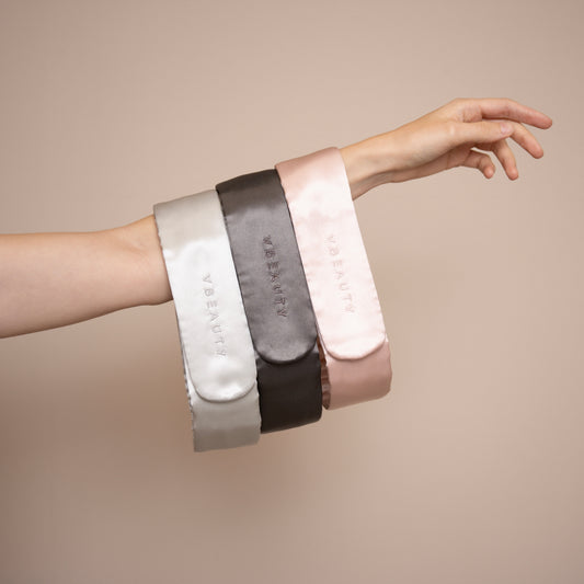 VBEAUTY Premium Beauty Seidenhaarband - Anthrazit