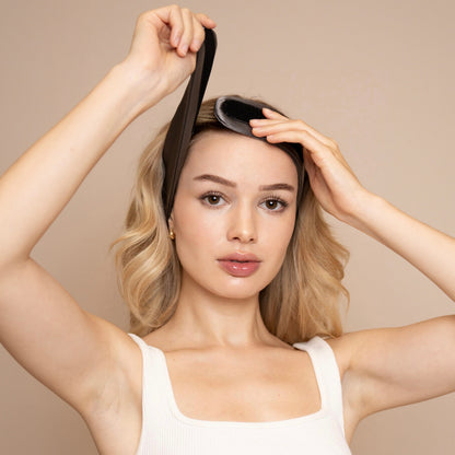 VBEAUTY Premium Beauty Seidenhaarband - Anthrazit
