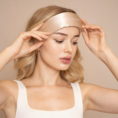 VBEAUTY Premium Beauty Seidenhaarband - Champagner