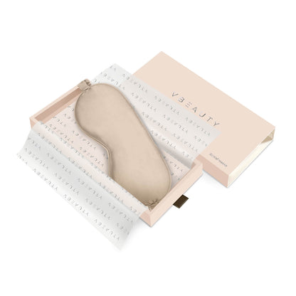 VBEAUTY Premium Seiden Schlafmaske - Champagner