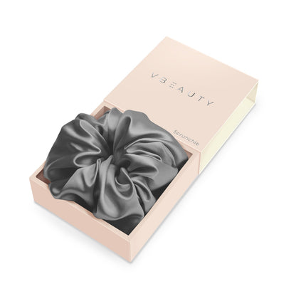 VBEAUTY Premium Seiden Scrunchie - Anthrazit