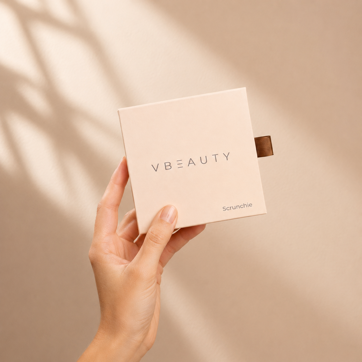 VBEAUTY Premium Seiden Scrunchie - Anthrazit