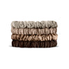 VBEAUTY Seiden Scrunchie Skinny-Set - Cappuccino