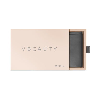 VBEAUTY Seidenkissenbezug - Anthrazit