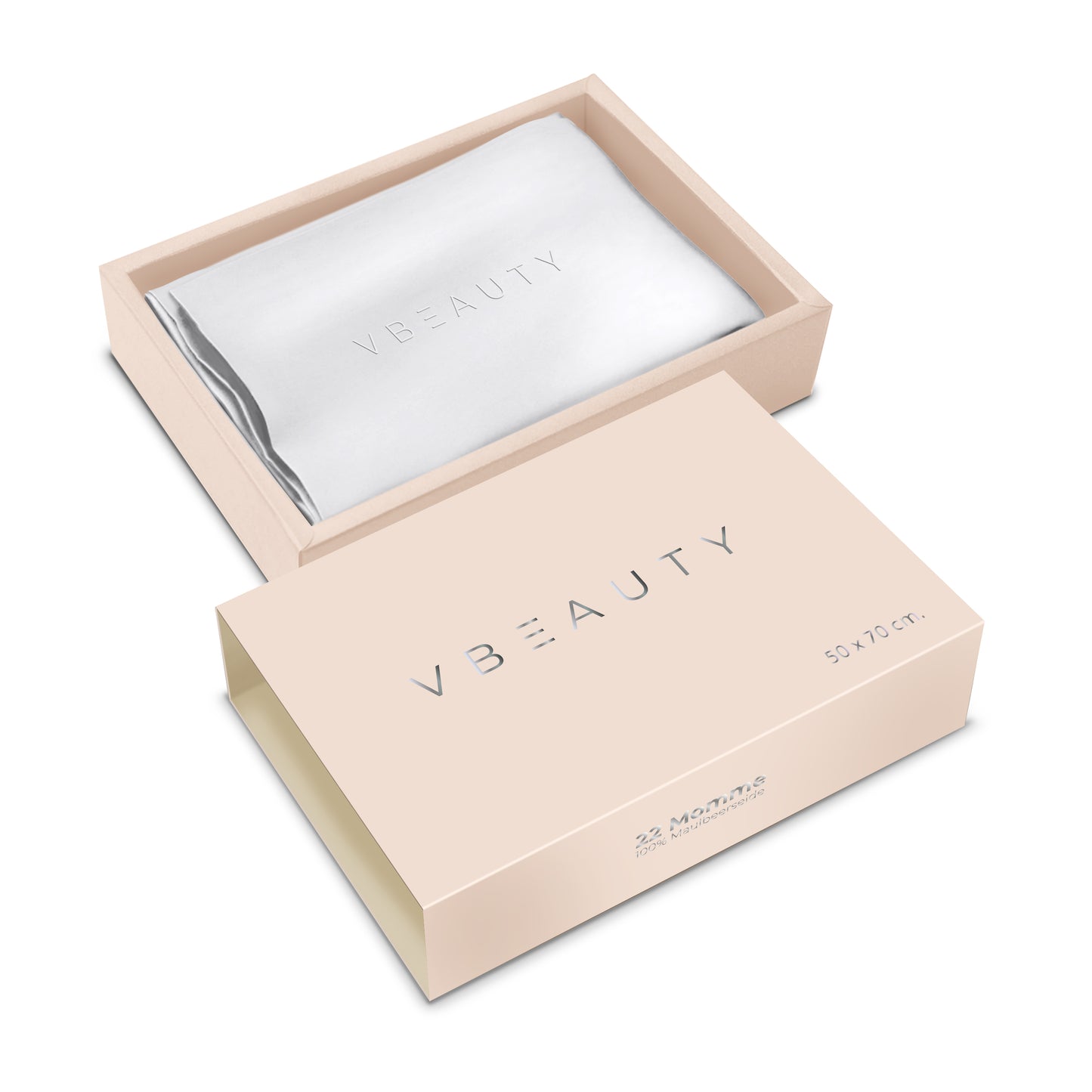 VBEAUTY Seidenkissenbezug - Creme
