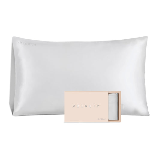 VBEAUTY Seidenkissenbezug  65 x 100 cm - Creme