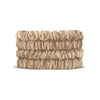 VBEAUTY Seiden Scrunchie Skinny-Set - Champagner