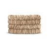 VBEAUTY Seiden Scrunchie Skinny-Set - Champagner
