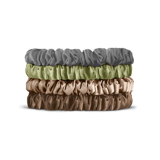 VBEAUTY Seiden Scrunchie Skinny-Set - Woodland