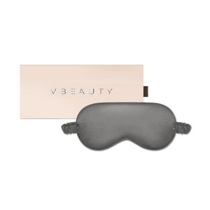 VBEAUTY Premium Seiden Schlafmaske - Anthrazit