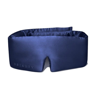 VBEAUTY Deep Sleep Seiden Schlafmaske - Midnight Blue